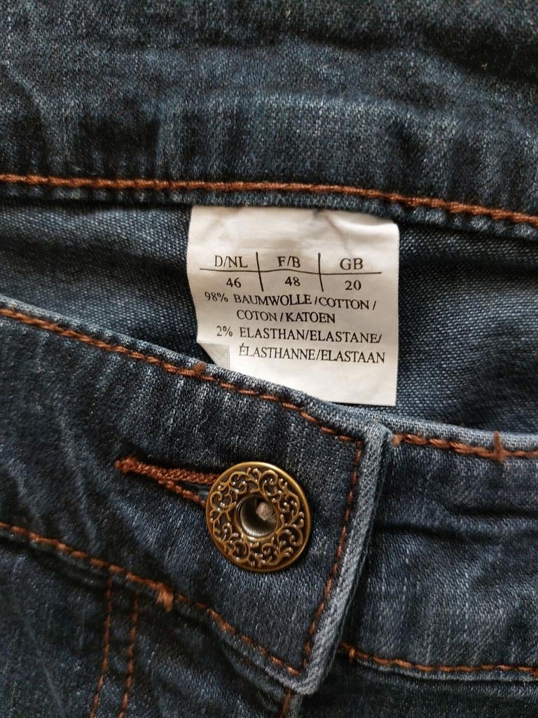Nieuwe blauwe jeans maat 46, Ophalen of Verzenden