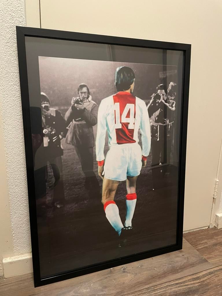 Fotolijst Johan Cruijff Ajax, Ophalen of Verzenden