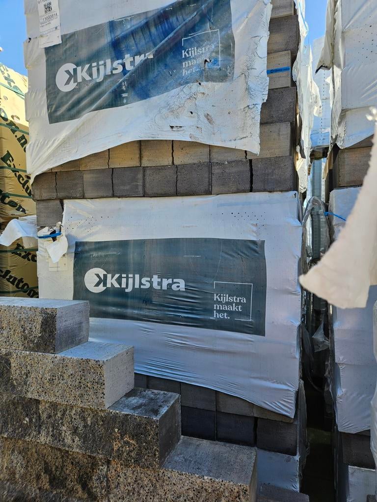 Muurelement 32x13x11splitrock grigio carmello, Ophalen, Nieuw, Beton, Klinkers