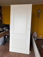Binnendeur Stomp Wit met Deurkruk - 1917x830x40mm, Ophalen, Gebruikt, 80 tot 100 cm, Binnendeur