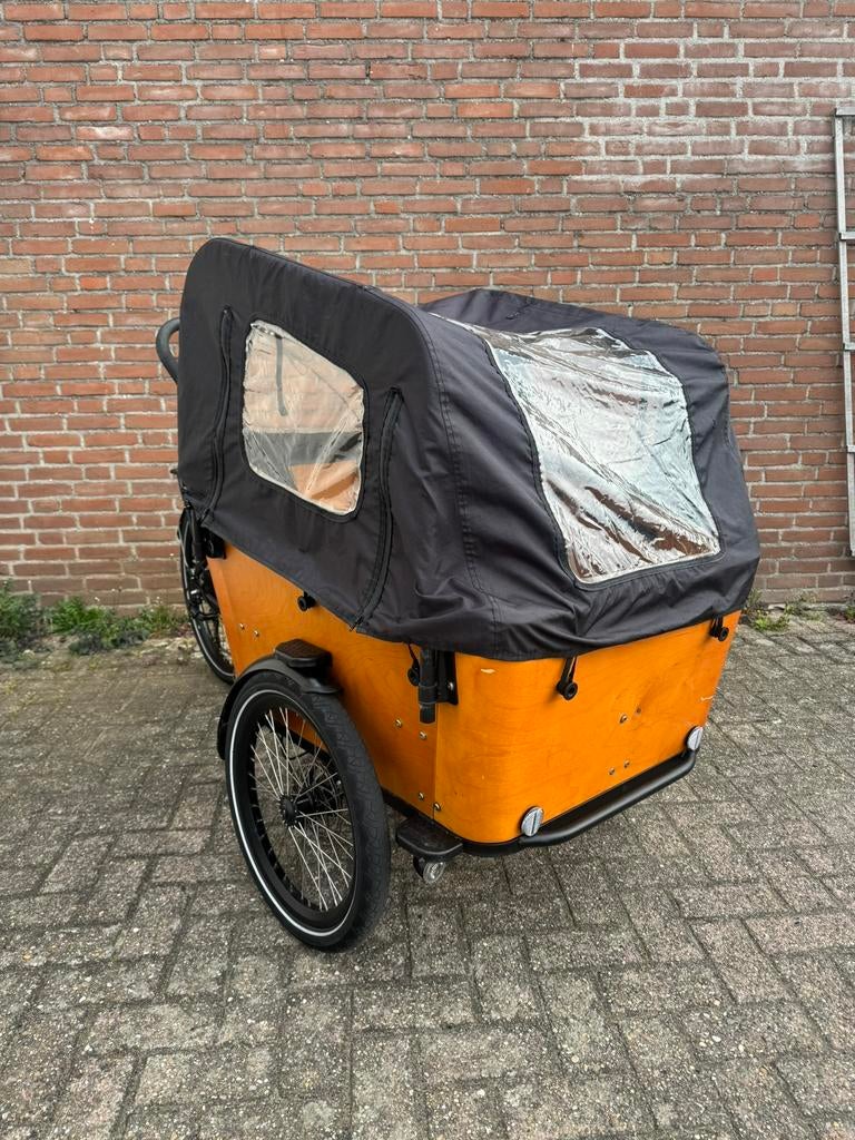 🧡Vogue Superior Deluxe elektric bakfiets zeer mooi staat 🧡, Fietsen en Brommers, Fietsen | Bakfietsen, 4 kinderen of meer, Huif