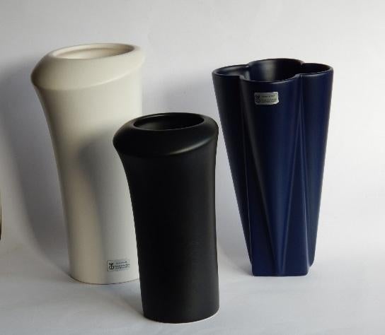 Flora keramiek Hardenberg 3 design vazen Wessels J Bechtold, Antiek en Kunst, Ophalen