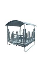 Hooiruif vierkant, Weidegang, 4 paarden of pony's of meer