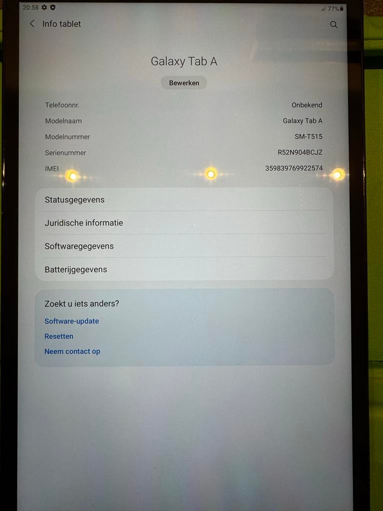 Samsung Galaxy Tab A (SM-T515) met 4G, Gebruikt, 32 GB, Wi-Fi en Mobiel internet, Ophalen