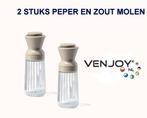 Peper en Zout molens HEMA - glas - kunststof - 2 stuks, Ophalen of Verzenden, Nieuw
