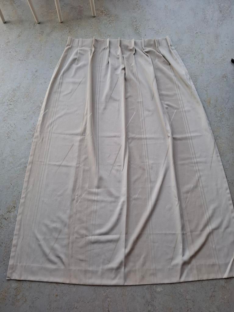 Cremekleurige gordijnen, Ophalen, Gebruikt, Crème, 150 tot 200 cm