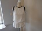 mouwloos topje/blouse van Trafaluc Zara, mt 36/38, Verzenden, Zo goed als nieuw, Maat 36 (S), Wit