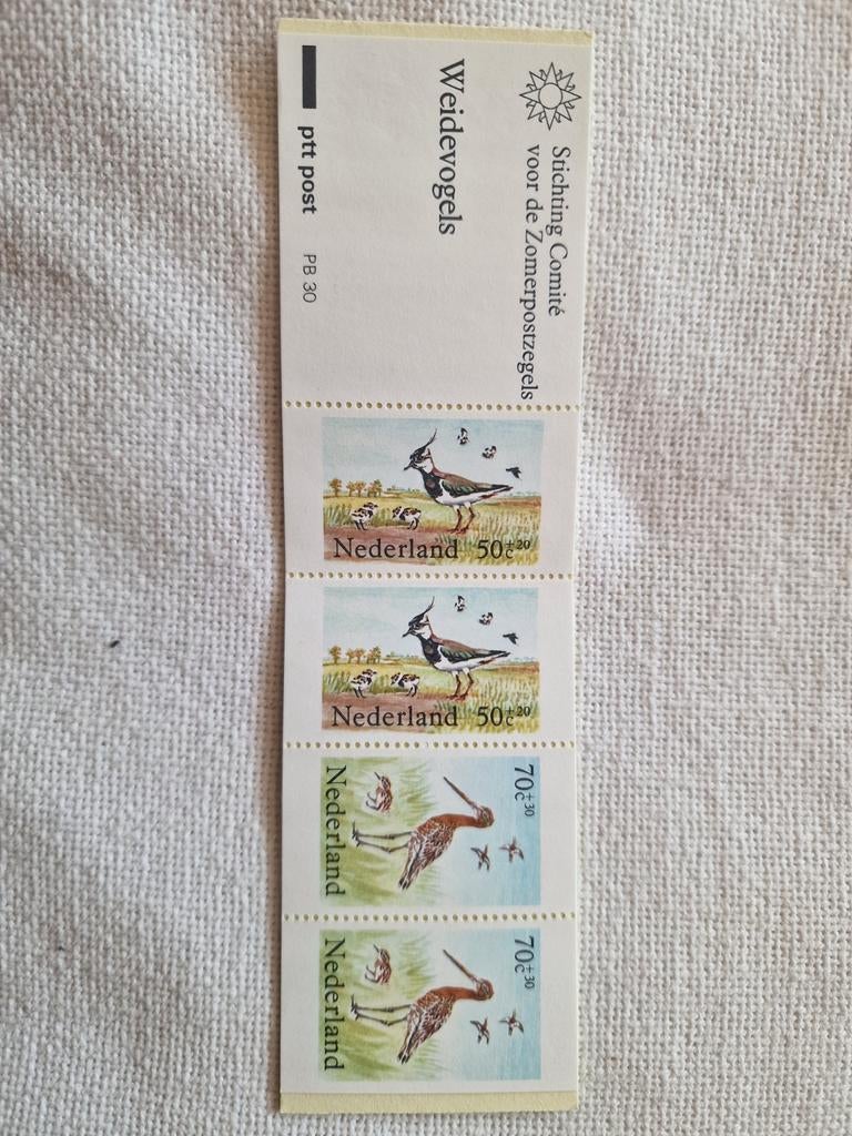 Postzegelboekje 1984 Zomerpostzegels Weidevogels PB 30, Postzegels en Munten, Postzegels | Nederland, Ophalen of Verzenden, Na 1940