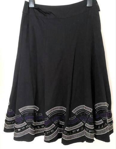 Monsoon rok maat 36[v], Kleding | Dames, Rokken, Zo goed als nieuw, Maat 36 (S), Zwart, Onder de knie, Ophalen of Verzenden