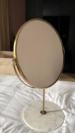 Zara home spiegel marmer goud op voetstuk, Ophalen, Minder dan 50 cm, Zo goed als nieuw, Minder dan 100 cm