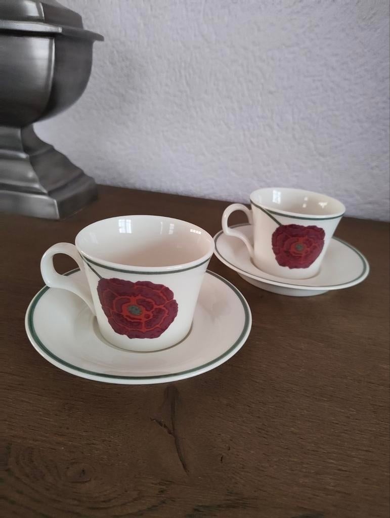 Arabia Finland illusia serie koffie kopjes, Ophalen of Verzenden