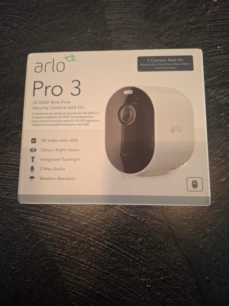 Arlo pro3 camera nieuw, Ophalen of Verzenden, Nieuw
