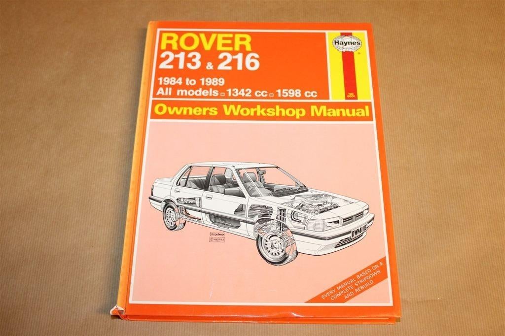 Rover 213 & 216 — Haynes Werkplaatshandboek 1984-89 [EN], Ophalen of Verzenden