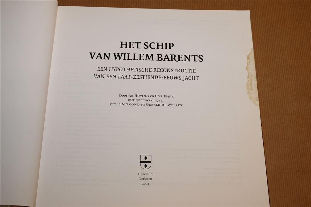 Schip van Willem Barents — Reconstructie Met CD & Tekeningen, Ophalen of Verzenden, 17e en 18e eeuw, Gelezen