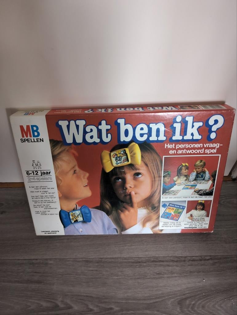 Wat ben ik? Spel, Hobby en Vrije tijd, Gezelschapsspellen | Bordspellen, Drie of vier spelers, Ophalen of Verzenden, Gebruikt