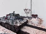 Tamiya Tiger 1 Tank Model 1:35 - Winter Diorama, Ophalen of Verzenden, Gebruikt, 1:35 tot 1:50
