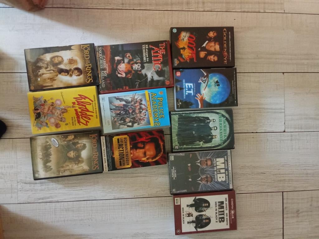 VHS Banden Collectie: 5 Nieuw in Seal, Rest Gebruikt, Cd's en Dvd's, VHS | Film, Alle leeftijden, Ophalen, Nieuw in verpakking