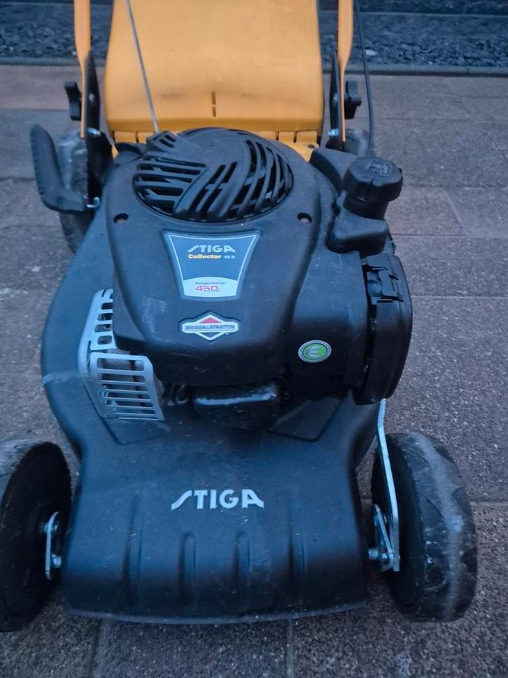 Stiga grasmaaier, Tuin en Terras, Grasmaaiers, Gebruikt, Benzine-grasmaaier, Ophalen