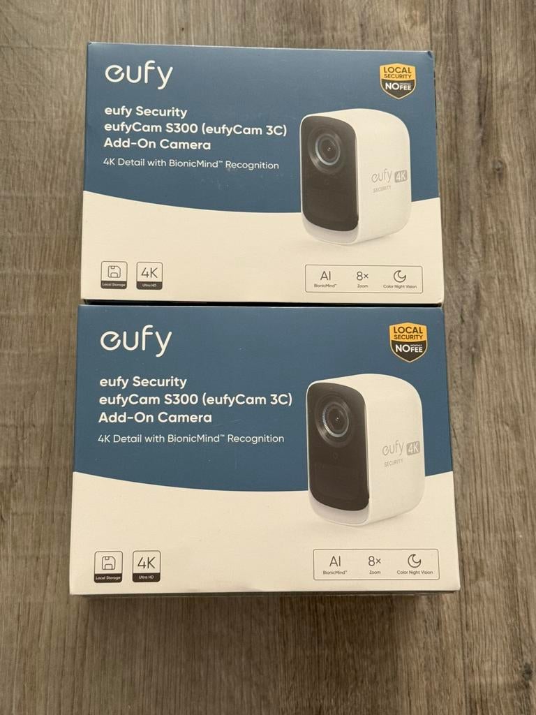 EUFY Camera S300 3C 4K Ultra Hd splenternieuw Geseald, Ophalen, Nieuw, Binnencamera