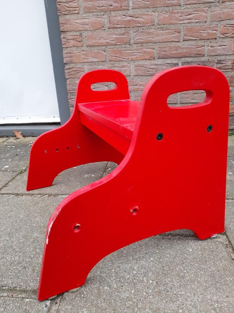 Houten opstap verhoging-/ kruk, Ophalen, Gebruikt, Hout