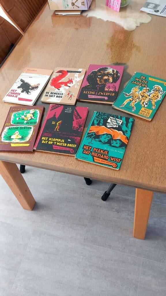 Vintage kinderboeken W.G. van de Hulst - 7 stuks, Ophalen of Verzenden, Gelezen, W.G. van de Hulst, Fictie algemeen