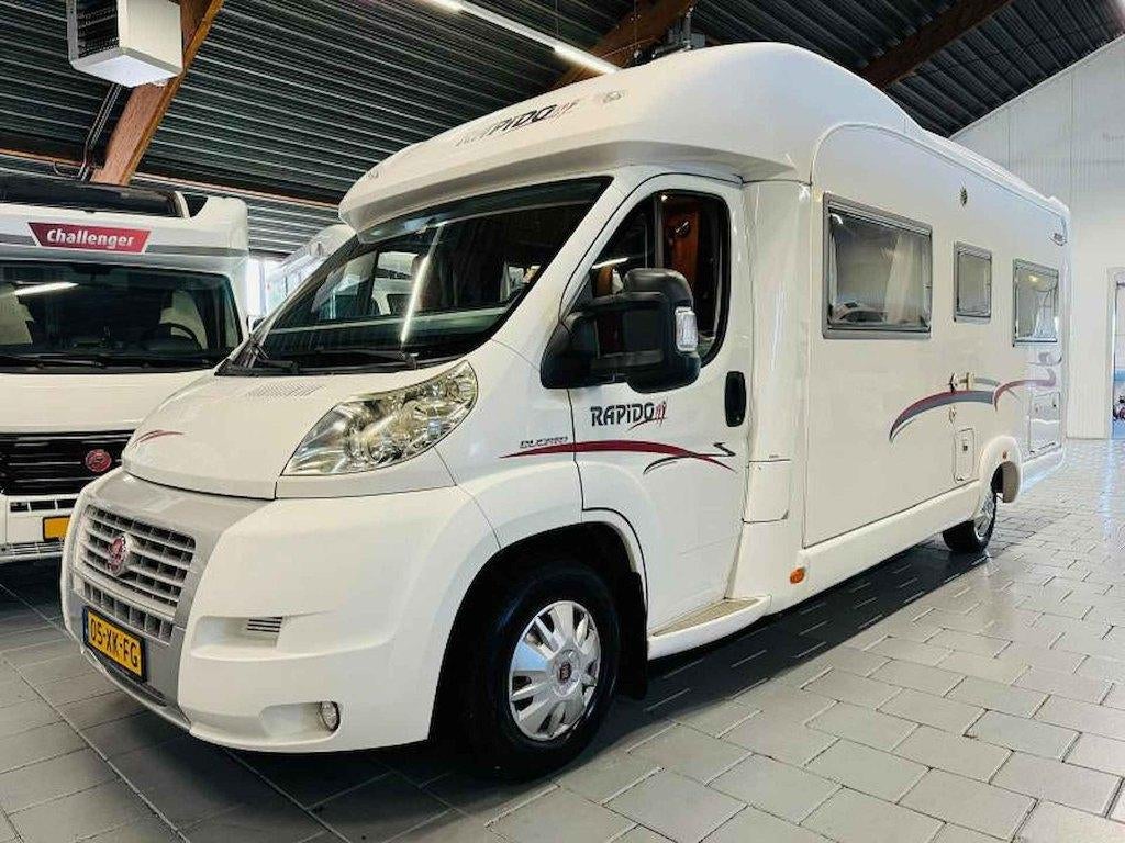 Fiat Ducato Rapido AF5 2.3 D 2007 Wit, Caravans en Kamperen, Campers, Ringverwarming, Fiat, 5 tot 6 meter, 7 tot 8 meter