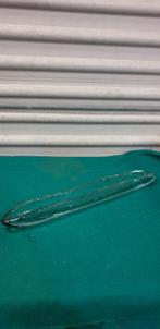 Schaal, decoratie schaal van dik glas, langwerpig, Ophalen of Verzenden, 'T Olde Gre-j, Info@toldegrej.nl, Endepoelstraat 20f Didam