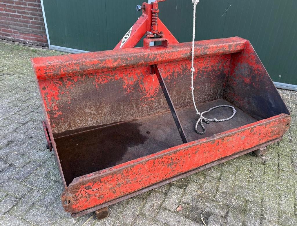 Hekamp grondbak trekker bak 180 breed, 100 liter of meer, Ophalen, Transportkar