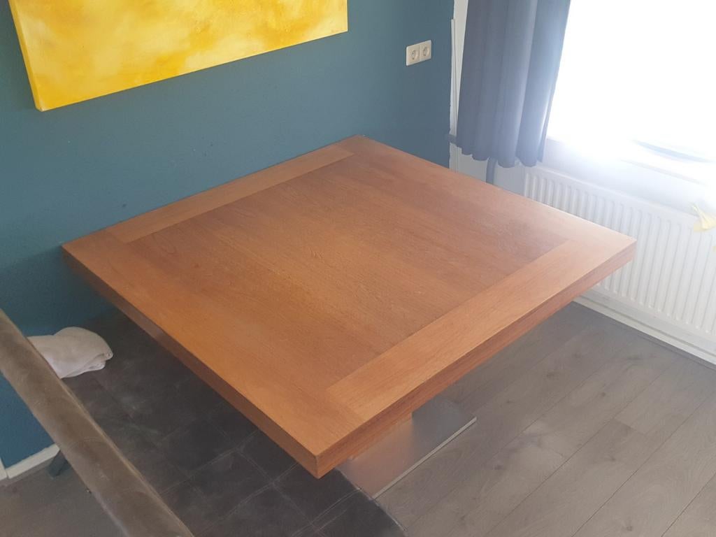 Vierkante tafel, Ophalen, 50 tot 100 cm, Vierkant, Tot twee personen