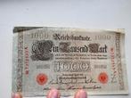 Reichsbanknote 1000 Mark - 1910 - Duits Keizerrijk, Ophalen of Verzenden, Duitsland, Los biljet