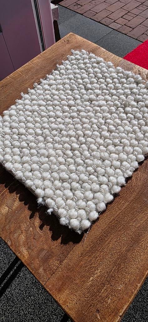 Wollentapijt 100 %.  NU 50% KORTINGEN !, Ophalen, Grijs, Nieuw, Wol tapijt