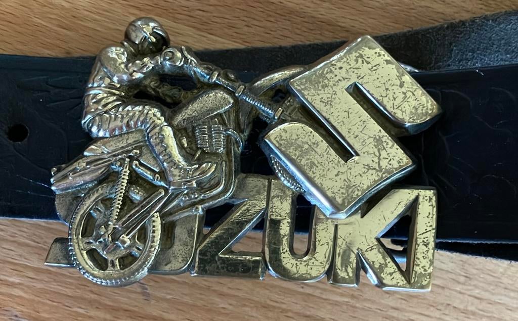 Leren riem bieder graag berichtje !, Ophalen of Verzenden, Gedragen, Zwart, Riem of Ceintuur