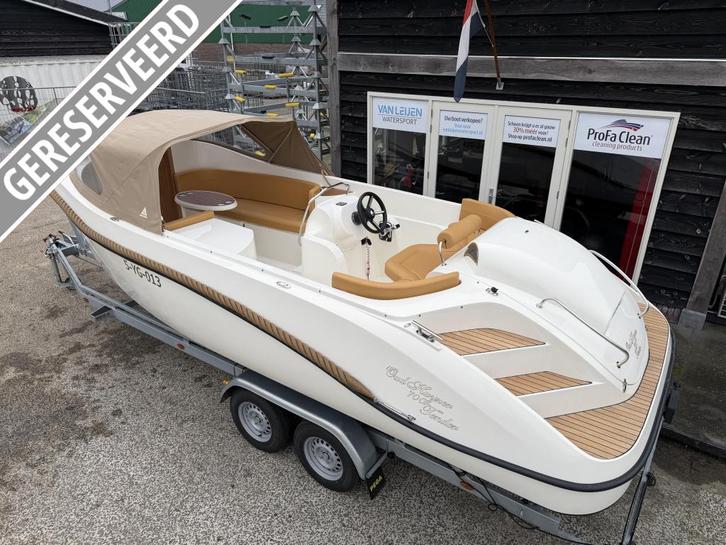 Oud Huijzer 700 Tender BJ2022 Tohatsu 100PK!! ZGAN Sloep, Watersport en Boten, Sloepen, Zo goed als nieuw, 70 pk of meer, 6 meter of meer