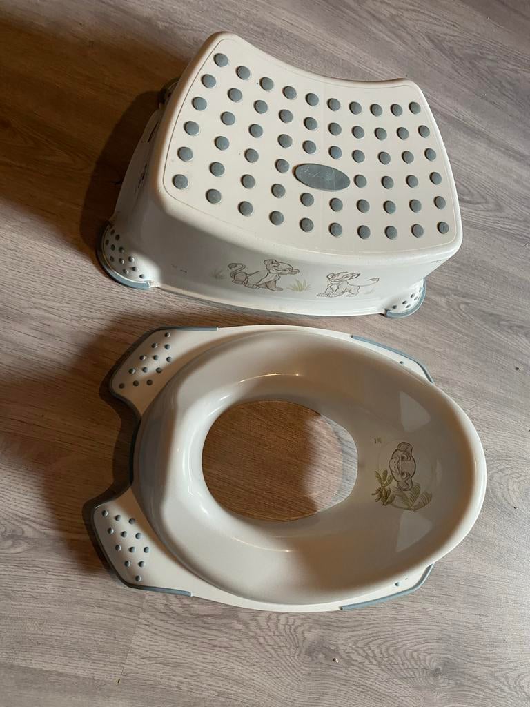 Wc verkleiner en krukje, Ophalen, Gebruikt