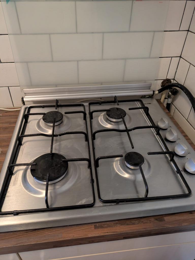 Gasfornuis Etna losstaand, Ophalen, Gebruikt, 4 kookzones, Gas