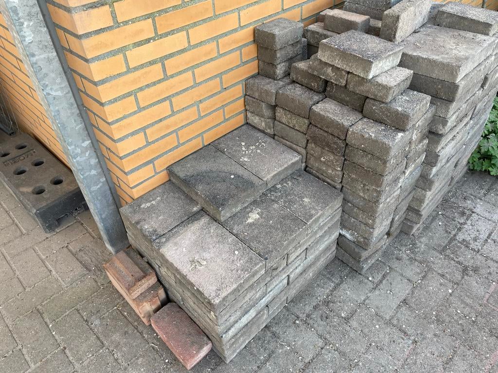 Klinkers 30x20x6, 15x15x6 en 30x30x6, Tuin en Terras, Tegels en Klinkers, Ophalen, Gebruikt, Klinkers, 10 m² of meer