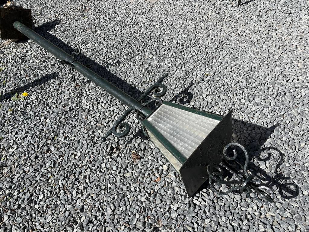 tuin lantaarn op paal 2,6m hoog, Tuin en Terras, Buitenverlichting, Ophalen, Gebruikt, Staande lamp, Netvoeding