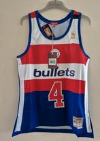 Mitchell & Ness Chris Webber Washington Bullets Jersey, Maat 38/40 (M), Blauw, Overige typen, Nieuw