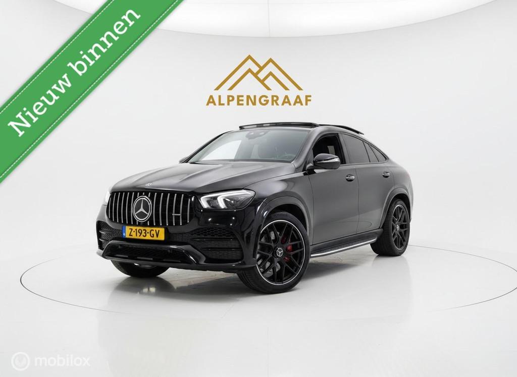Mercedes GLE-klasse Coupé 350 e 4MATIC AMG |Burmester|Pano|, Auto's, Mercedes-Benz, Bedrijf, Te koop, GLE Coupé, 360° camera, 4x4