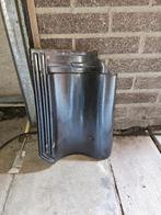 Keramische dakpannen verglaasd 1300 stuks, Doe-het-zelf en Verbouw, Dakpannen en Dakbedekking, Ophalen, Steen of Klei, Zwart, Nieuw