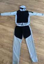 Nike Tech Fleece Trainingspak  Zwart/Lichtblauw maat 146/152, Ophalen of Verzenden, Gedragen