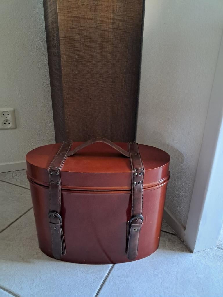 Leuke mooie houten koffer/ kist, Ophalen, Minder dan 50 cm, Gebruikt, 50 tot 100 cm