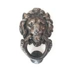 Vintage Gietijzeren Leeuw Deur Klop Dier Thuis Deurklopper, Ophalen of Verzenden