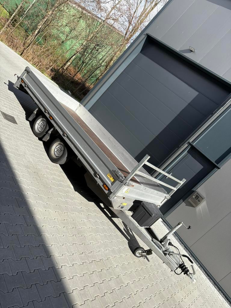 Saris plateauwagen – 2700kg – 406x204 – BJ 2017 – BTW, Auto diversen, Aanhangers en Bagagewagens, Ophalen, Zo goed als nieuw