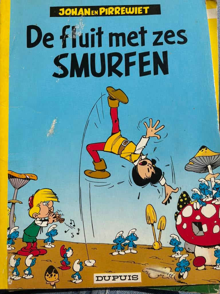 De fluit met zes smurfen. 1969. Voor de verzamelaar!, Boeken, Eén stripboek, Ophalen of Verzenden, Zo goed als nieuw