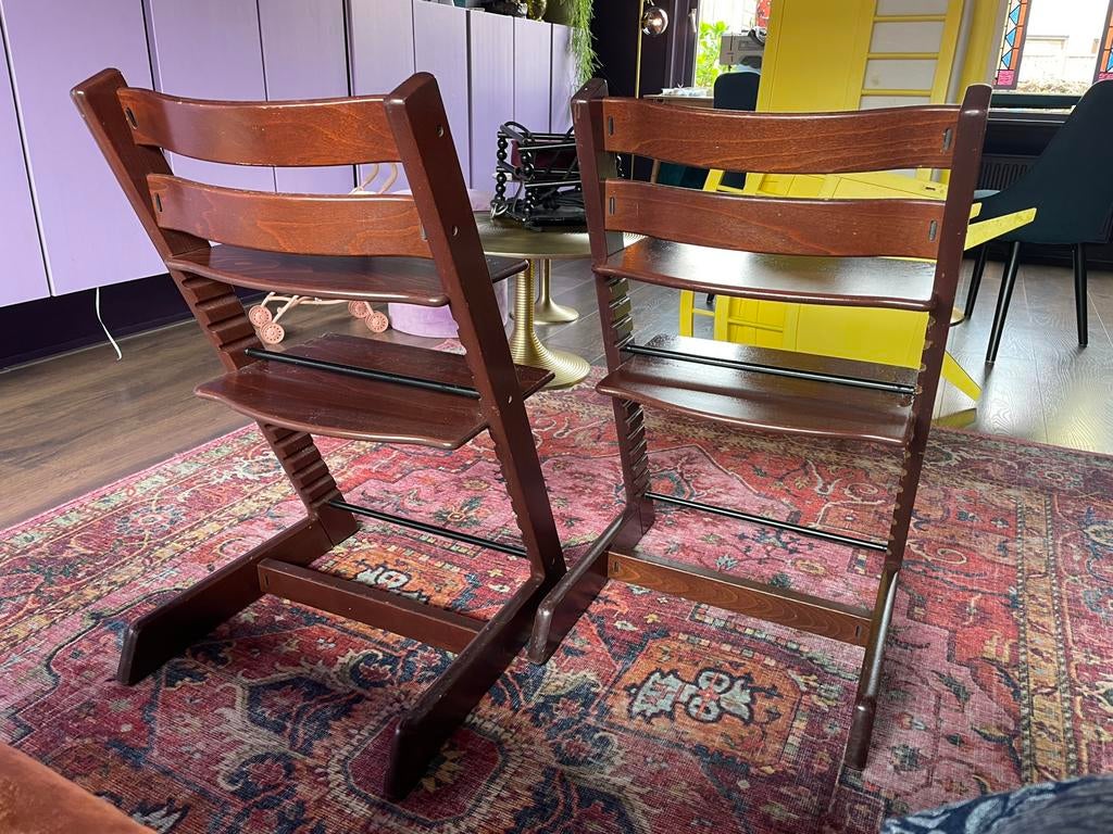 Tripp Trapp stoelen beuk, Kinderen en Baby's, Kinderkamer | Tafels en Stoelen, Gebruikt, Stoel(en), Ophalen of Verzenden