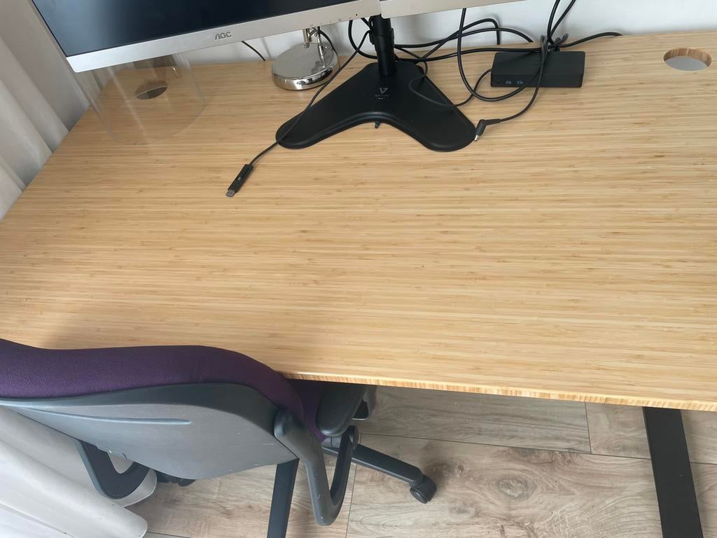 Fully Jarvis zit/sta bureau 140x80, Ophalen, In hoogte verstelbaar, Zo goed als nieuw