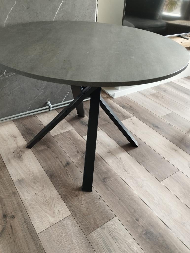 Eettafel met 2 stoelen, Huis en Inrichting, Tafels | Eettafels, 50 tot 100 cm, 100 tot 150 cm, Rechthoekig, Ophalen