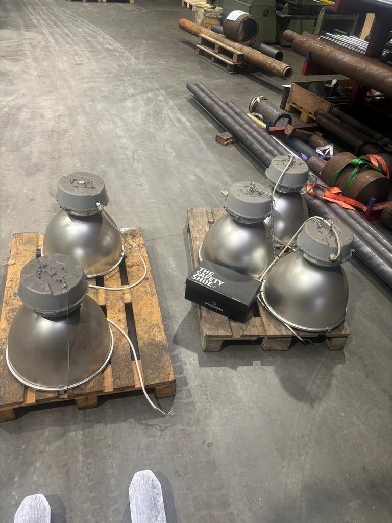 Industriële lampen, Huis en Inrichting, Lampen | Hanglampen, Ophalen, Zo goed als nieuw, Minder dan 50 cm