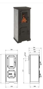 Wamsler Colorado Houtkachel - Zeer Goed Functionerend, Gebruikt, Onbekend, Houtkachel, Ophalen of Verzenden